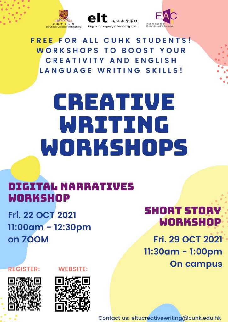 creative writing workshops cambridge